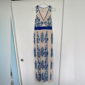 Flying Tomato Grecian Garden maxi dress